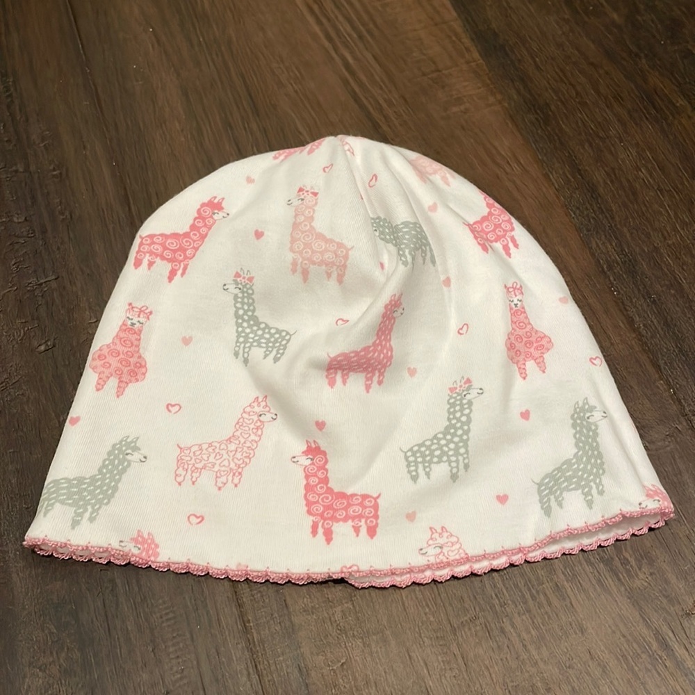 Kissy Kissy infant llama hat size small